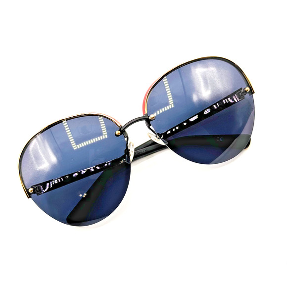 Dior Sunglasses Superbe RMU KU Red Round Frame Blue Lens Limited Edition 63mm main image 10